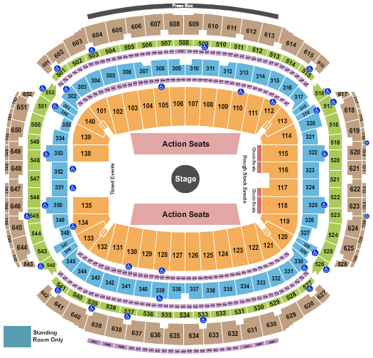 NRG Stadium Luke Bryan Seating Chart
